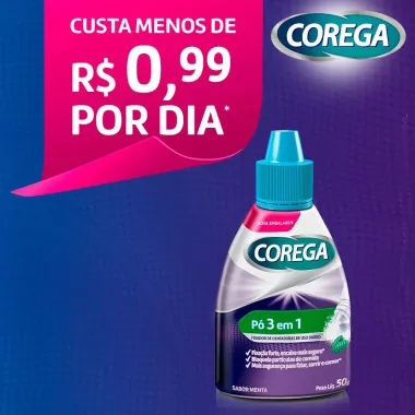 Corega Pó Fixador de Dentadura 50g