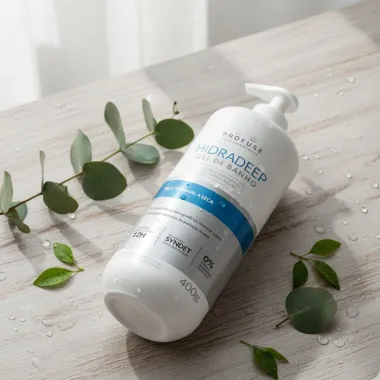 Hidradeep Gel de Banho Profuse Limpeza Hidratante Corporal e Facial 400g
