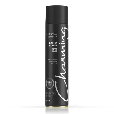 Hair Spray Fixador Charming Cless Extra Forte 72h Jato Seco 400ml