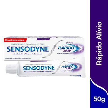 Creme Dental Sensodyne Rápido Alívio 50g