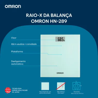 Balan&ccedil;a Digital Omron HN289 Capacidade 150kg