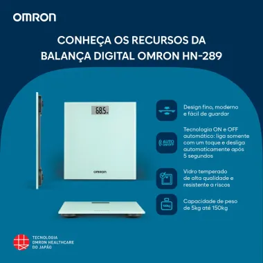 Balan&ccedil;a Digital Omron HN289 Capacidade 150kg
