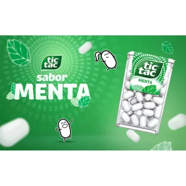 Pastilha Tic Tac Menta 49g