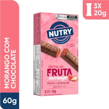 BARRA FRUTA NUTRY MORANGO C/3