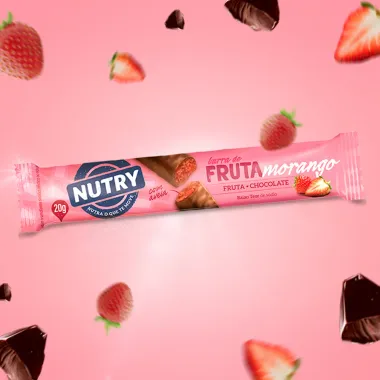 BARRA FRUTA NUTRY MORANGO C/3