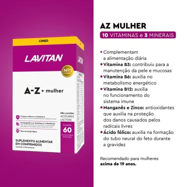 Lavitan Mulher com 60 Drágeas