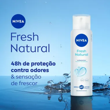 Desodorante Nivea Fresh Natural Aerosol 48h 150ml