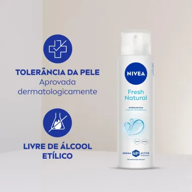 Desodorante Nivea Fresh Natural Aerosol 48h 150ml