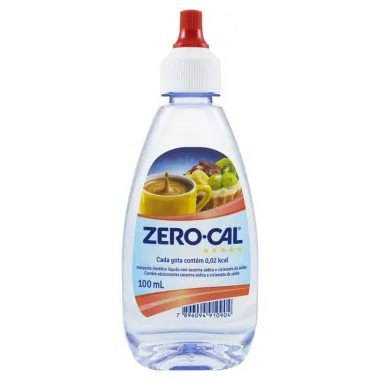 Adoçante Líquido Zero Cal Sacarina 100ml