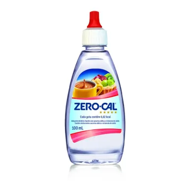 Adoçante Líquido Zero Cal Sacarina 100ml