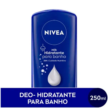 Loção Nivea para Banho Milk