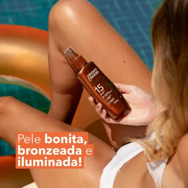Bronzeador Cenoura & Bronze Óleo Spray FPS 15 110ml