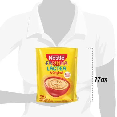 Farinha L&aacute;ctea Nestl&eacute; Tradicional Sach&ecirc; 210g