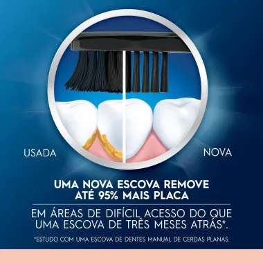 Escova Dental Oral-B 3D White Whitening Therapy Purification 2 Unidades