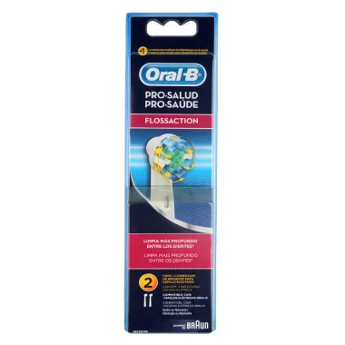 Refil para Escova Dental Elétrica Oral-B FlossAction com 2 Unidades