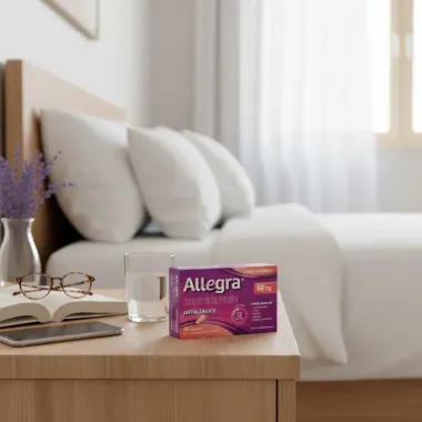 Allegra 60mg Antialérgico com 10 Comprimidos