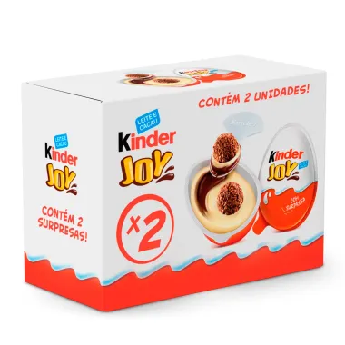 Chocolate Kinder Ovo Joy com 2 Unidades de 20g Cada