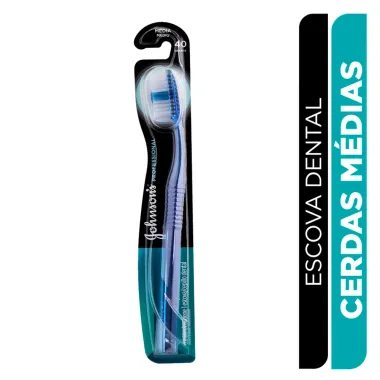 Escova Dental Reach Johnson's Professional M&eacute;dia Tamanho 40 Grande Cores Sortidas 1 Unidade