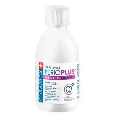 Solução Bucal Curaprox Perio Plus+ Forte 200ml