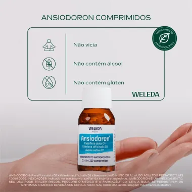 Ansiodoron Weleda 220 Comprimidos