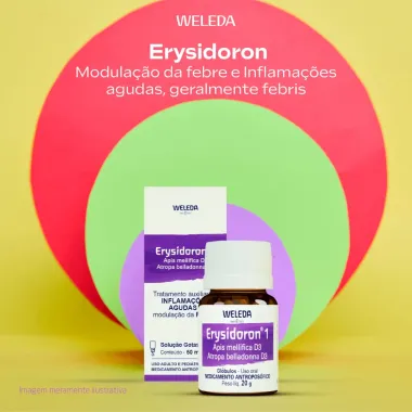Erysidoron 1 Weleda Gl&oacute;bulos com 20g