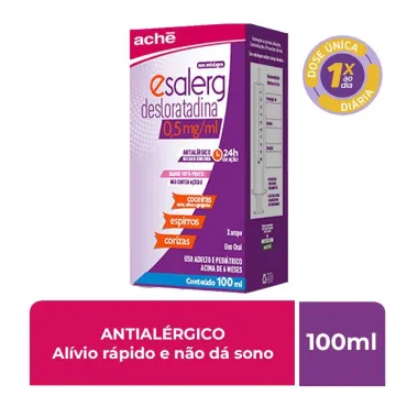 Esalerg 0,5mg/ml Xarope com 100ml