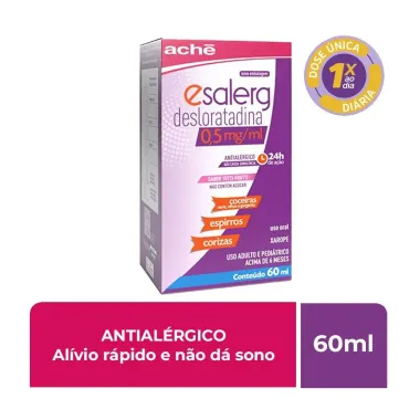 Esalerg 0,5mg/ml Xarope com 60ml