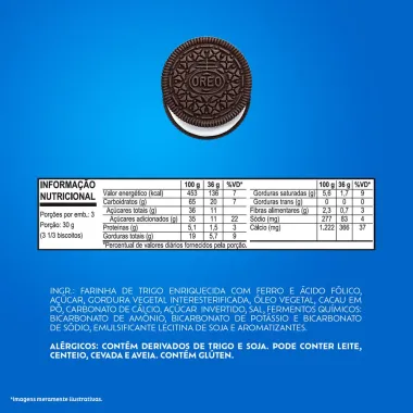 Biscoito Recheado Oreo Original Wandinha 90g