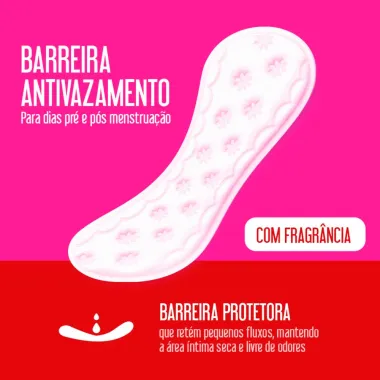 Protetor Diário Carefree Proteção com Perfume 80 Unidades Leve Mais Por Menos