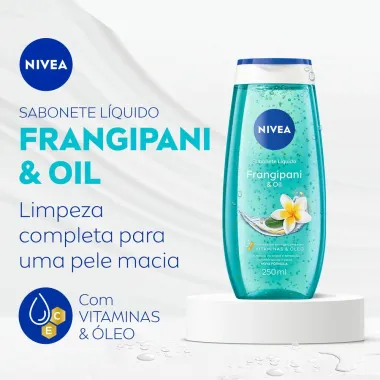 Sabonete Líquido Nivea Frangipani & Oil 250ml