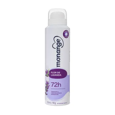 Desodorante Monange Flor de Lavanda Aerossol Antitranspirante 72h 150ml