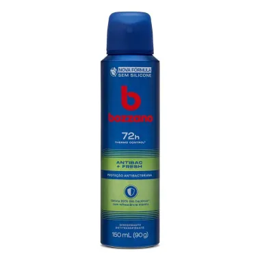 Desodorante Antitranspirante Aerossol Masculino Bozzano Fresh 150ml