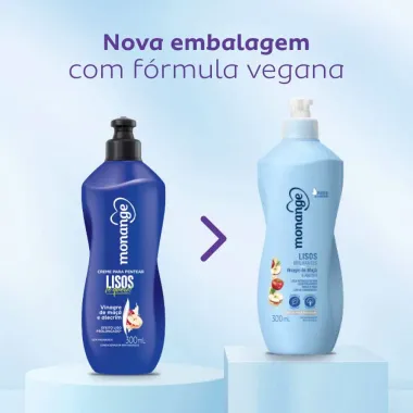 Creme de Pentear Monange Lisos Brilhantes 300ml