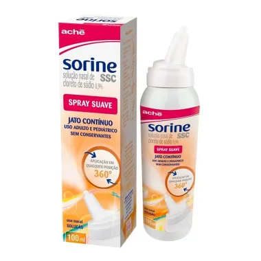 Sorine SSC Solução Nasal Spray Suave com 100ml