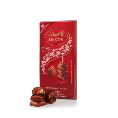 Chocolate Lindt Lindor ao Leite com Recheio Cremoso 100g