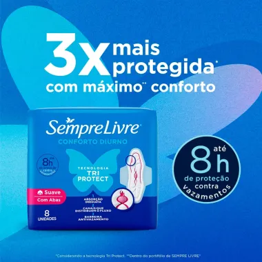 Absorvente Externo Sempre Livre Adapt Plus 16 unidades