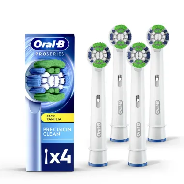 Refil para Escova Dental Elétrica Oral-B Precision Clean 4 Unidades