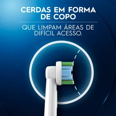 Refil para Escova Dental Elétrica Oral-B Precision Clean 4 Unidades