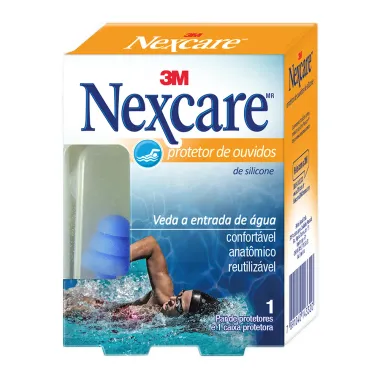 Protetor de Ouvido Nexcare 3M Silicone 1 Par