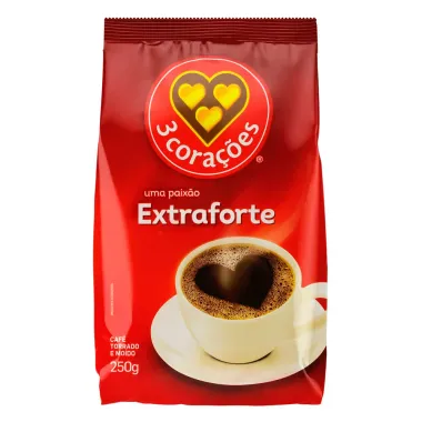 Café 3 Corações Extra Forte com 250g