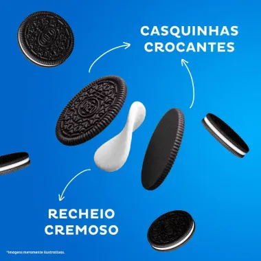 Biscoito Recheado Oreo Original Wandinha Multipack 144g