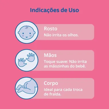Lenços Umedecidos Johnson's Baby Proteção da Pele 48 Unidades