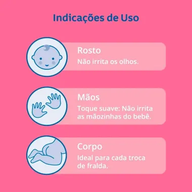 Lenços Umedecidos Johnson's Baby Proteção da Pele 48 Unidades