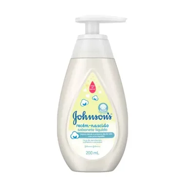 Sabonete Líquido Johnson's Baby Recém Nascido 200ml