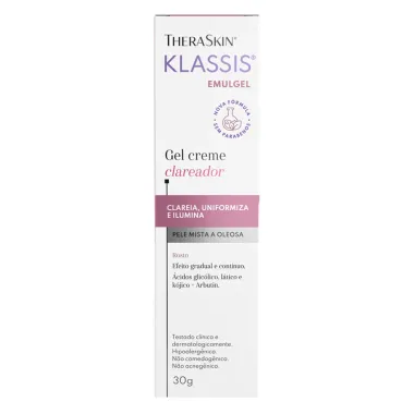 Klassis TheraSkin FPS 20 Emulgel Clareador 30g