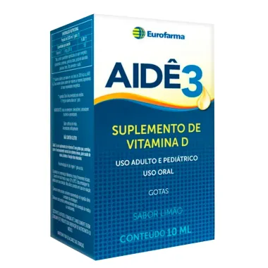 Aidê 3 Sabor Limão Gotas com 10ml