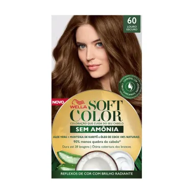 Tintura Soft Color Sem Amônia Louro Escuro 60 Kit