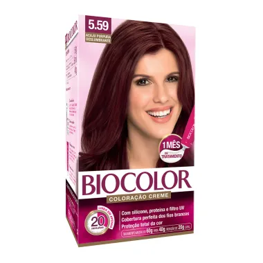 Tinta de Cabelo Biocolor Acaju Púrpúra Deslumbrante 5.59