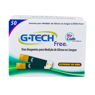 G-Tech Free 1 Tira Teste com 50 Unidades