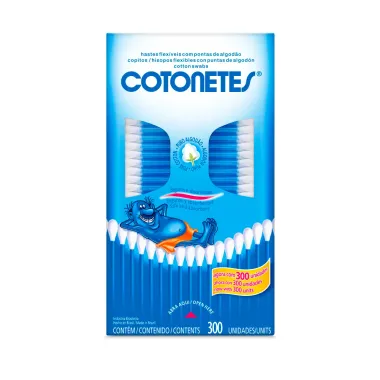 Hastes Flex&iacute;veis Cotonetes Johnson & Johnson 300 Unidades
